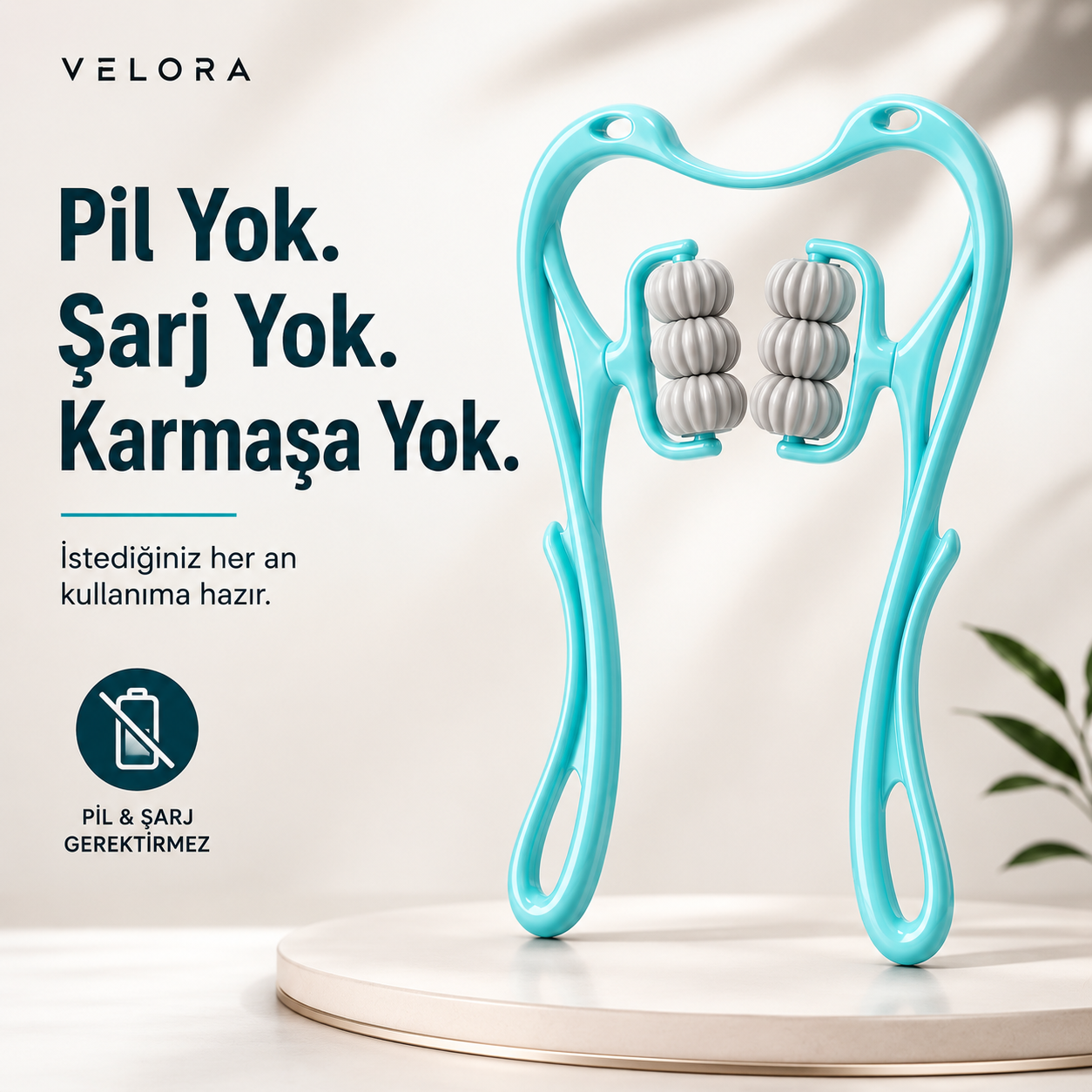 VELORA™ Relief Roller | Premium Boyun Masaj Aleti