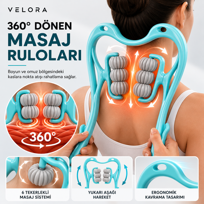 VELORA™ Relief Roller | Premium Boyun Masaj Aleti