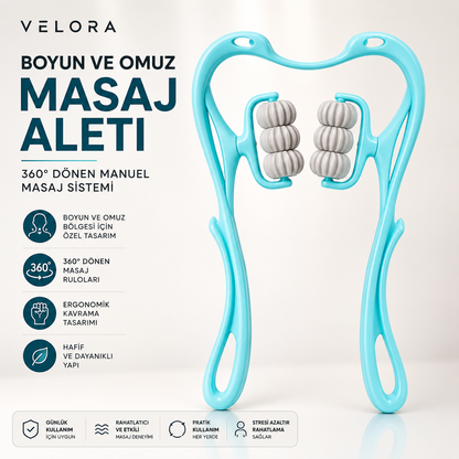VELORA™ Relief Roller | Premium Boyun Masaj Aleti