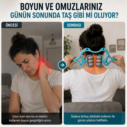 VELORA™ Relief Roller | Premium Boyun Masaj Aleti